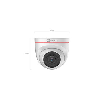 EZVIZ C4W – 1080p outdoor Wi-Fi turretcamera met actieve afschrikking