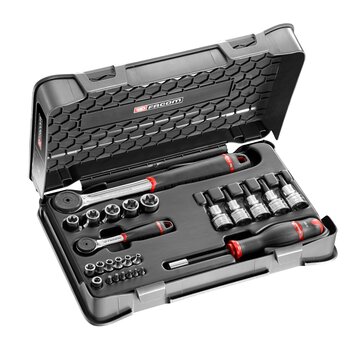FACOM RSX.427AP Torx doppenset 1/4 en 1/2 inch – 26-delig