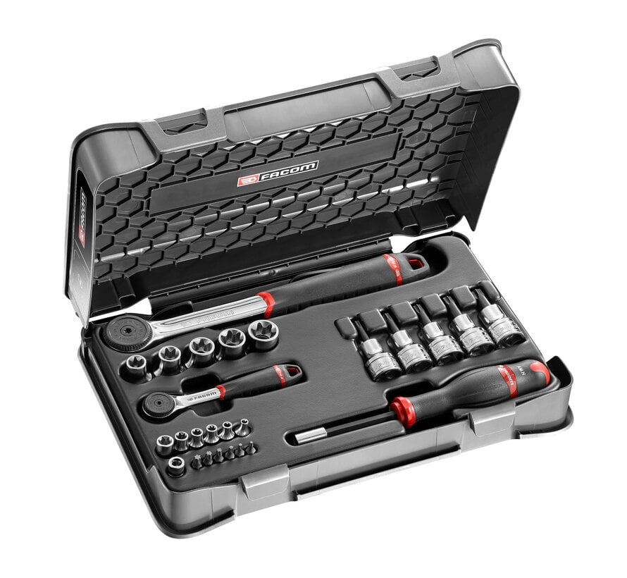 FACOM RSX.427AP Torx doppenset 1/4 en 1/2 inch – 26-delig