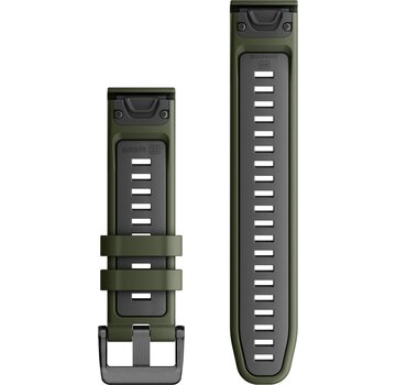 Garmin QuickFit 22 mm Siliconen Horlogeband Moss/Graphite