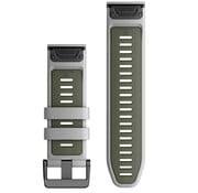 Garmin QuickFit 26 mm Siliconen Horlogeband Fog Gray/Moss