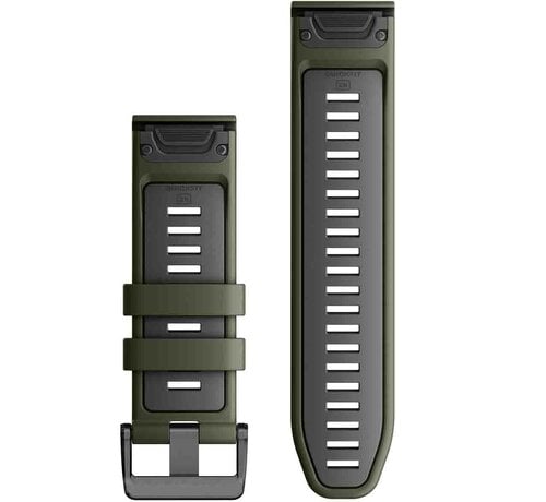 Garmin QuickFit 26 mm Siliconen Horlogeband Moss/Graphite