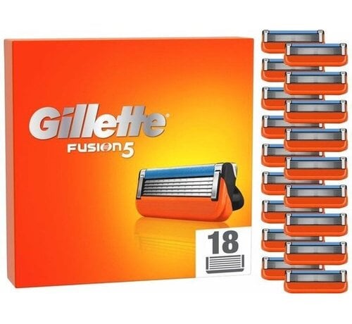 Gillette Fusion5 Navulmesjes – 18 Stuks