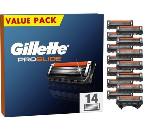 Gillette ProGlide Navulmesjes – 14 Stuks