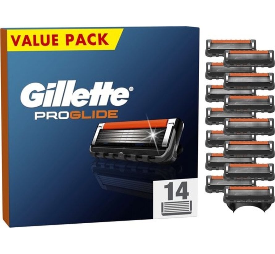 Gillette ProGlide Navulmesjes – 14 Stuks