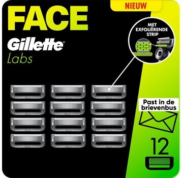 GilletteLabs Universele Navulmesjes – 12 Stuks