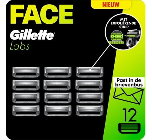 GilletteLabs Universele Navulmesjes – 12 Stuks