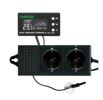 HabiStat Digital Temperature Thermostat Dag/Nacht + Timers EU