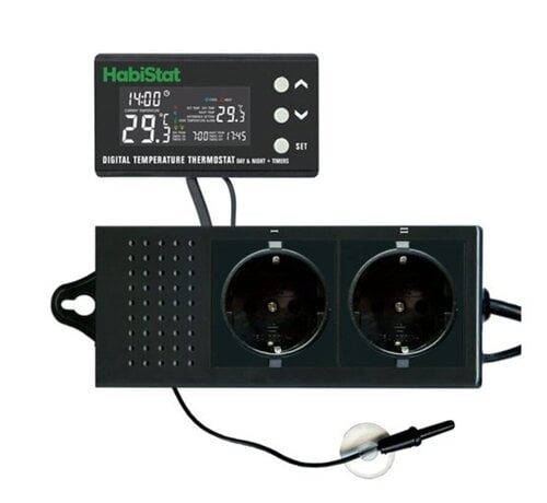 HabiStat Digital Temperature Thermostat Dag/Nacht + Timers EU