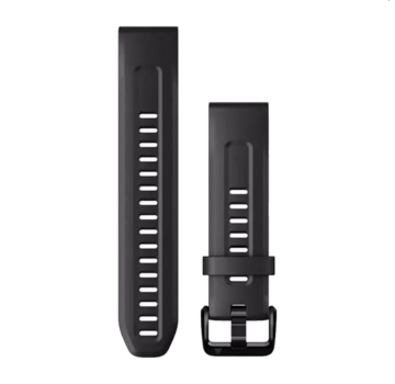 Garmin QuickFit 20 mm Siliconen Horlogeband Zwart