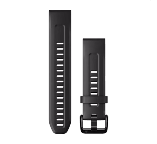 Garmin QuickFit 20 mm Siliconen Horlogeband Zwart