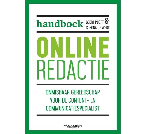 Handboek Online Redactie – Geert Poort & Corona van der Wert