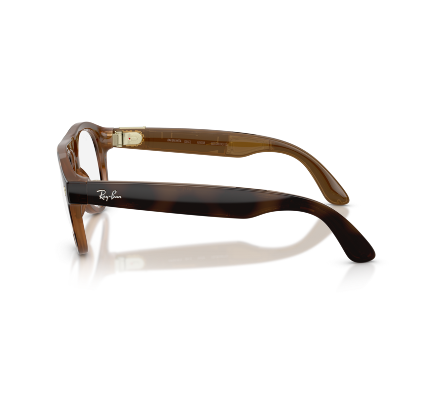 Ray-Ban Meta Gen 3 Aviator AI-bril RW4016 – Havana/Transitions Brown