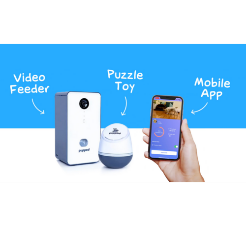 PupPod Rocker & Feeder interactieve hondentrainer met 1080p-camera