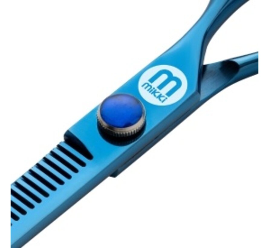 Mikki Doodles Single Thinner effileerschaar 6,5 inch blauw