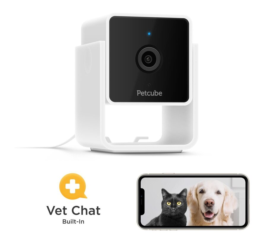 Petcube Cam huisdiercamera 1080p met nachtzicht en tweerichtingsaudio