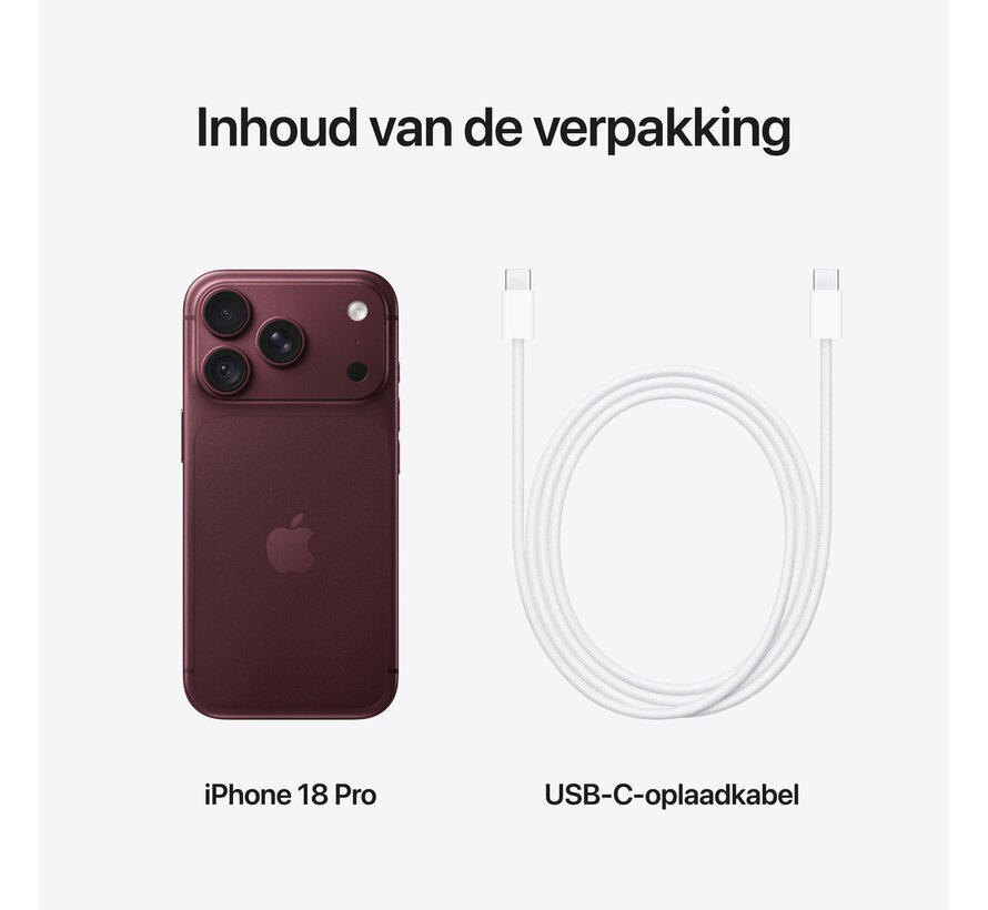 Apple iPhone 18 Pro 512GB Bordeauxrood