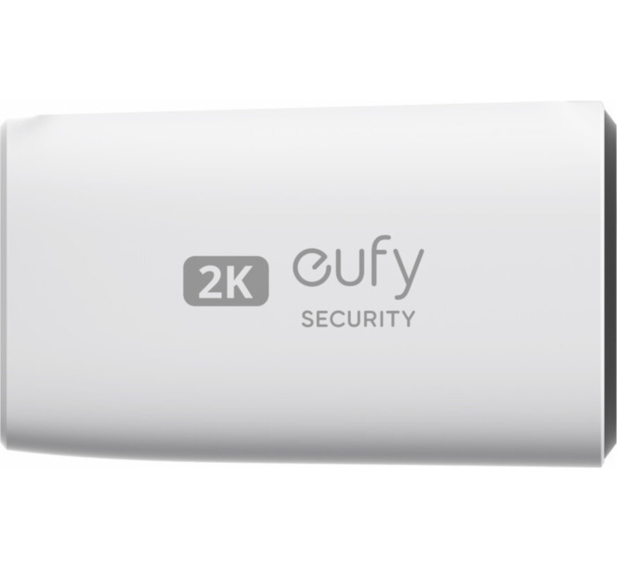 Eufy SoloCam S220 Solar 2-Pack Wit – twee draadloze 2K-buitencamera’s met zonnepaneel
