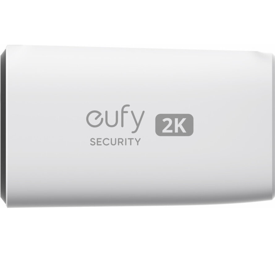 Eufy SoloCam S220 Solar 2-Pack Wit – twee draadloze 2K-buitencamera’s met zonnepaneel