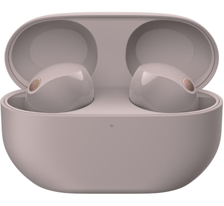 Sony WF-1000XM5 Smoky Pink Roze – volledig draadloze oordopjes met noise cancelling en oplaadcase