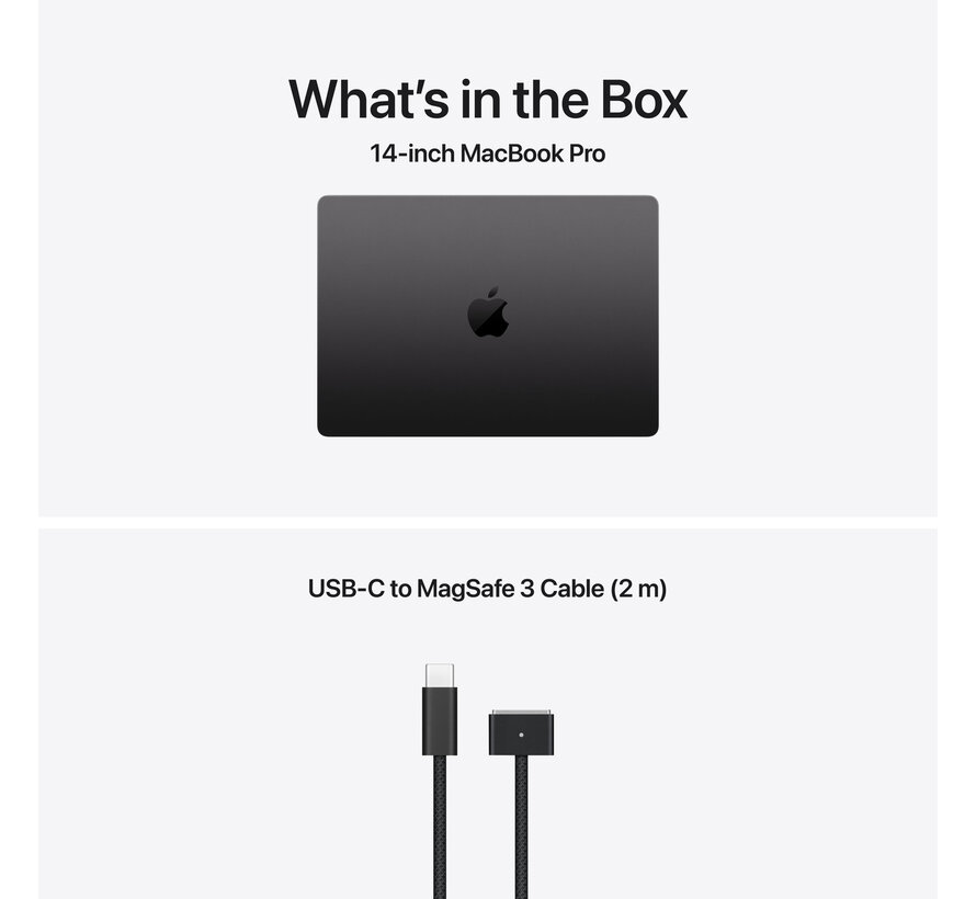 Apple MacBook Pro 14 inch M5 Pro (15 CPU / 16 GPU) 24GB/1TB Zwart QWERTY