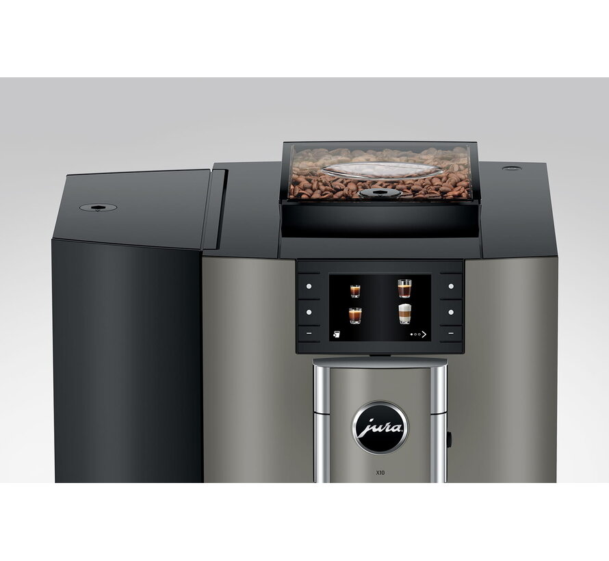 JURA X10 Dark Inox (EA) Professionele Koffiemachine