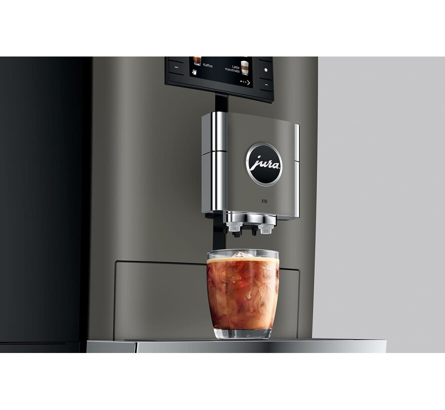 JURA X10 Dark Inox (EA) Professionele Koffiemachine