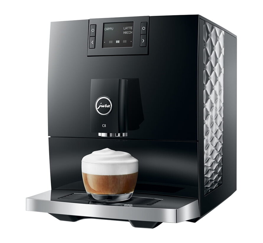 JURA C8 Piano Black (EA) Volautomatische Koffiemachine