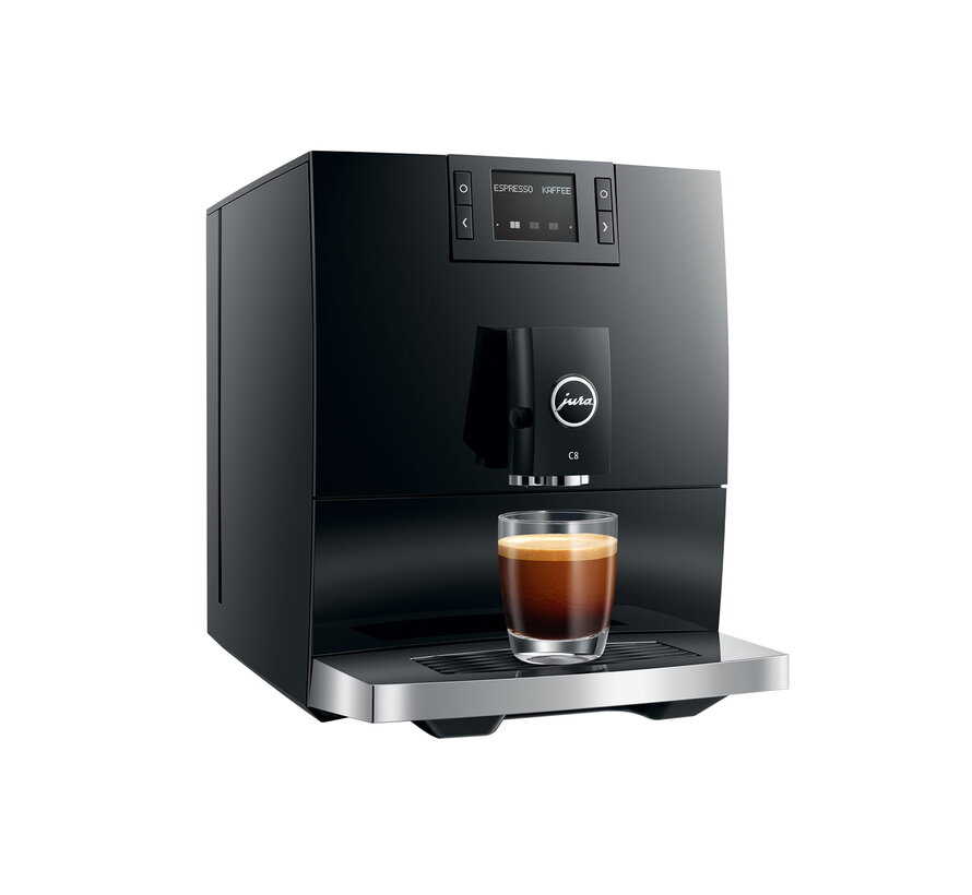 JURA C8 Piano Black (EA) Volautomatische Koffiemachine