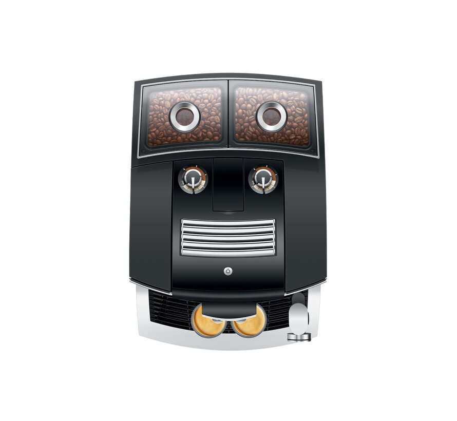 JURA J8 twin Diamond Black (EA) Koffiemachine met Twee Molens