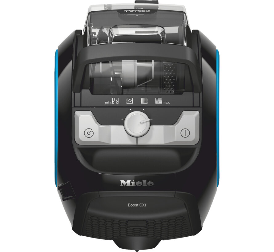 Miele Boost CX1 Blue Pulse Obsidiaanzwart Stofzuiger zonder Zak