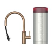 Quooker Flex Round Messing Patina met COMBI Boiler