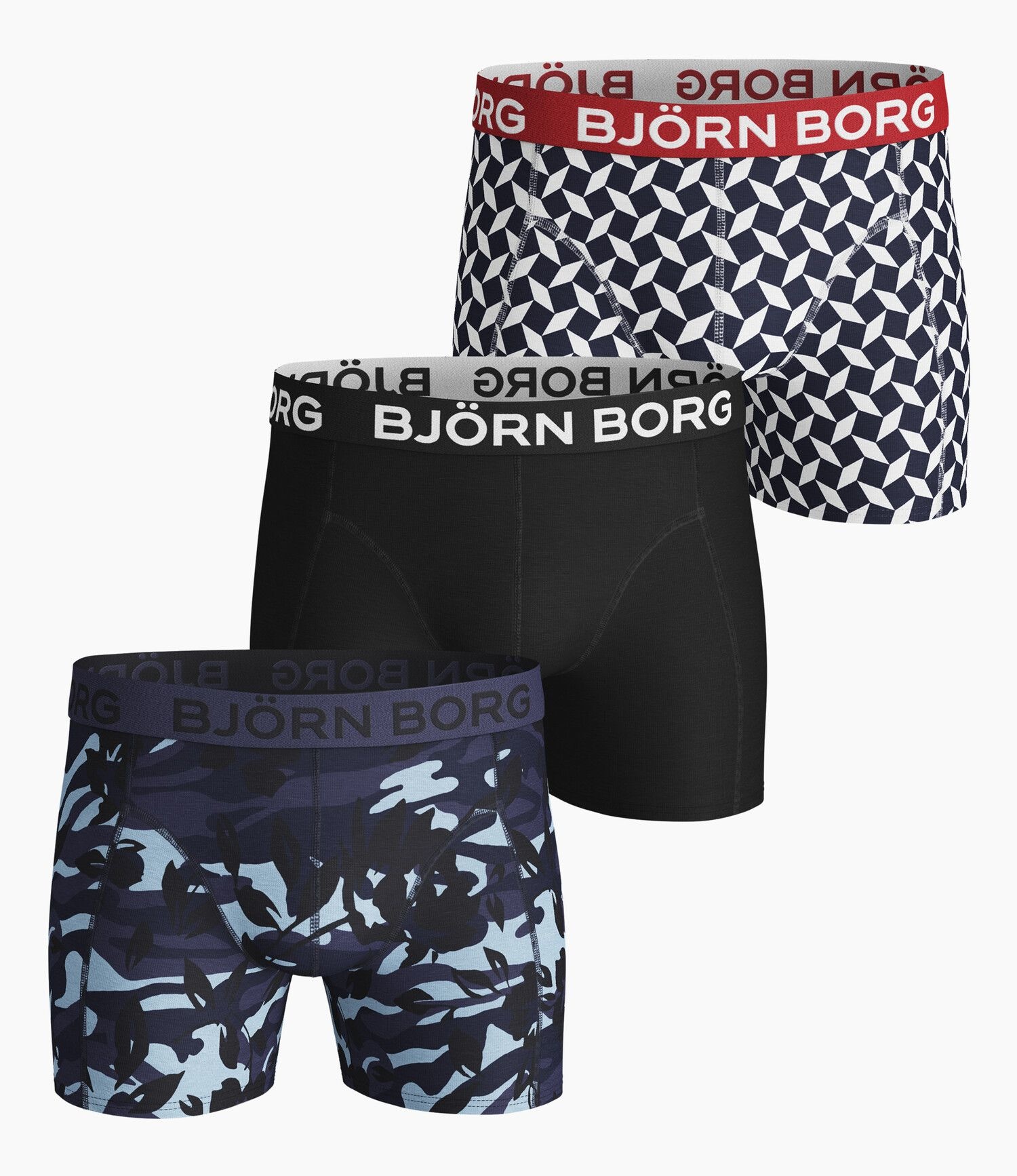 Bjorn Borg Strong Flower 3-pack heren boxers | Kellyjeans.nl