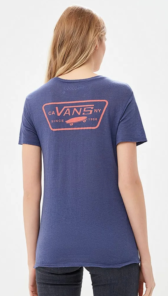 bed Voorman symbool Vans T-Shirt - Dames - Full Patch - VA31UNKYQ - degoedkoopsteoutlet.nl