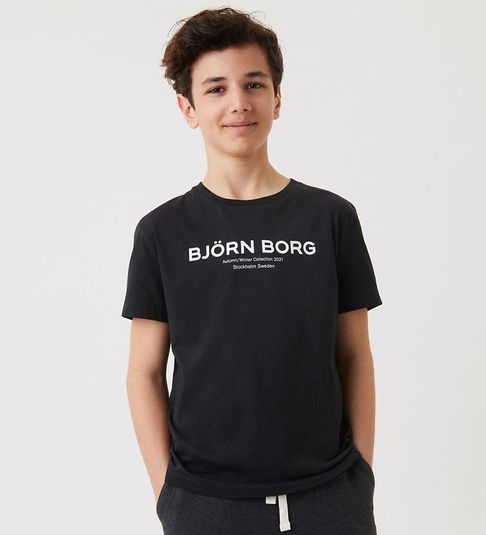 explosie mist Onrecht Bjorn Borg Jongens Shirt - jongens - STHLM - 10000058-BK001 -  degoedkoopsteoutlet.nl
