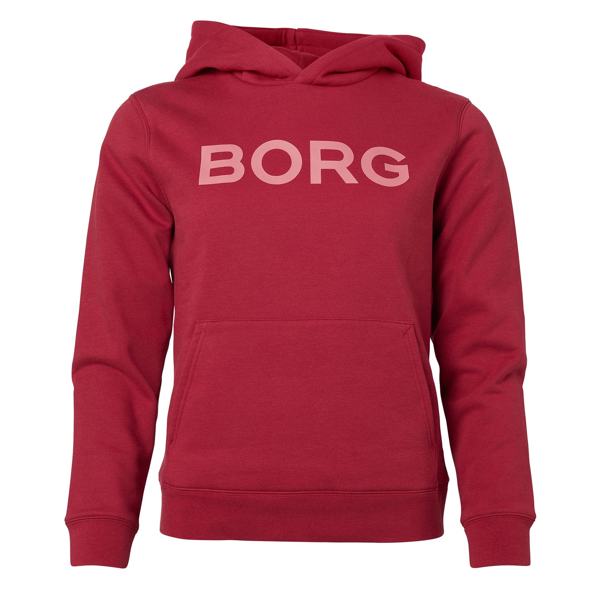 Björn Borg Logo Hoodie  - Trui - Sweater - Met Capuchon - Dames - Maat XS - Rood