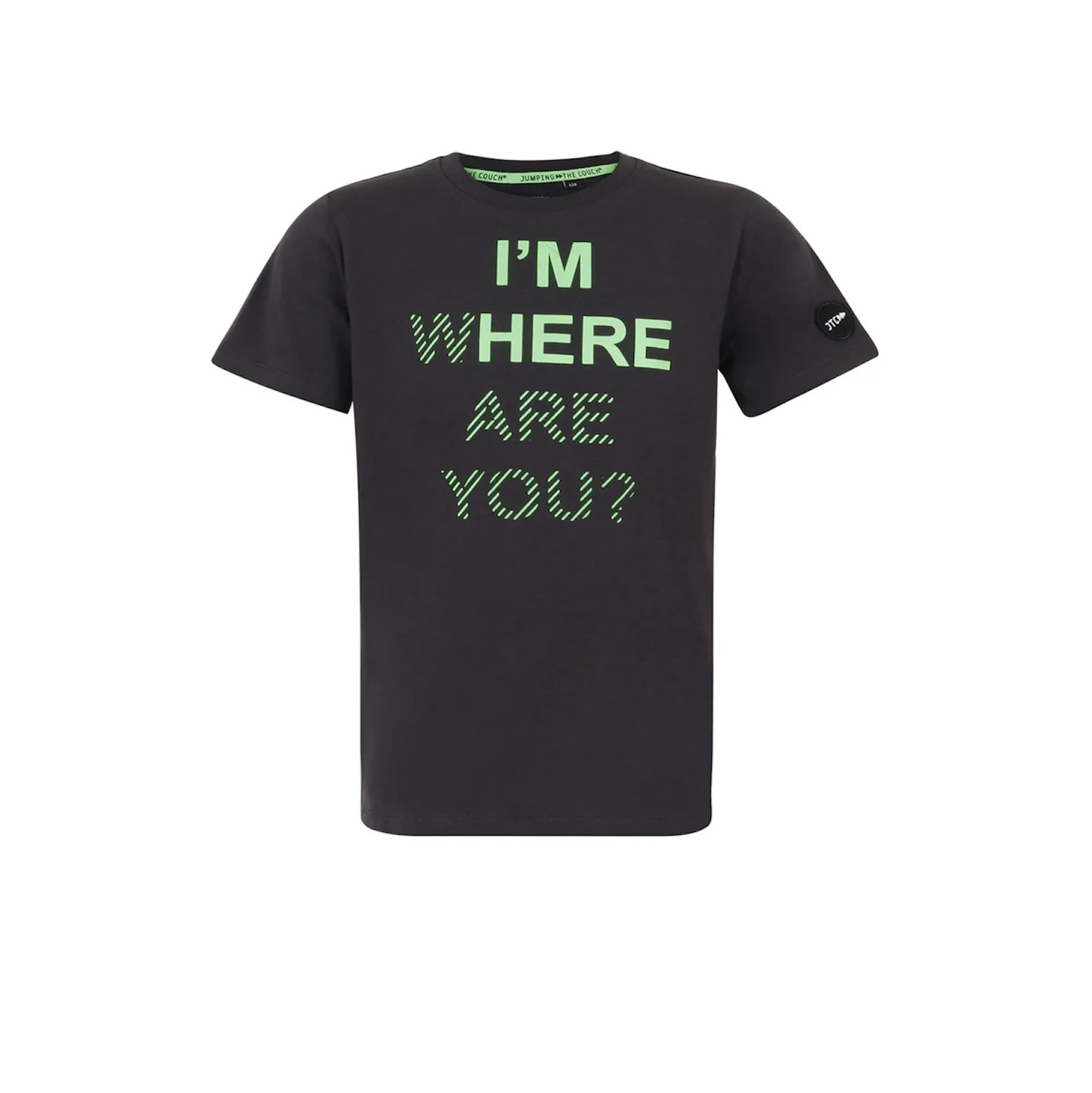 Jumping the Couch Shirt I'm Here Jongens maat 116