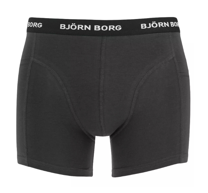 Bjorn Borg - Boxers 3Pack Grijs Donkerblauw - Maat M - Body-fit