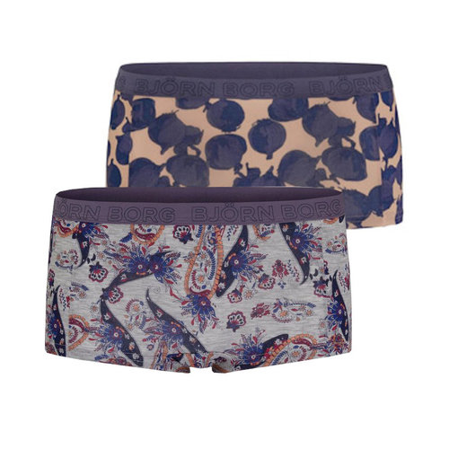 Bjorn Borg Dames Minishort 2P Bjorn Borg Dames Minishort 2P