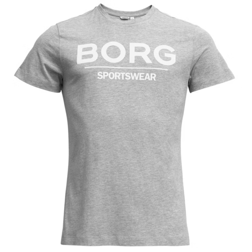 Bjorn Borg Heren T-shirt Samir Grijs Bjorn Borg Heren T-shirt Samir Grijs