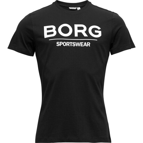 Bjorn Borg Heren T-shirt Samir Zwart Bjorn Borg Heren T-shirt Samir Zwart