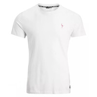 Heren T-shirt Wit Flamingo