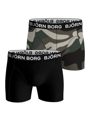 Bjorn Borg Boxershorts 2-pack Zwart/Camouflage