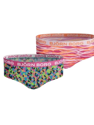 Bjorn Borg Meisjes Hipster 2-Pack – Multi Print