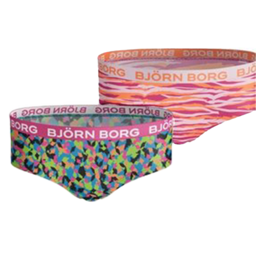 Bjorn Borg Meisjes Hipster 2P Zebra