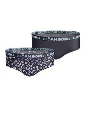 Bjorn Borg Meisjes Hipster 2-Pack – Blauw & Panter