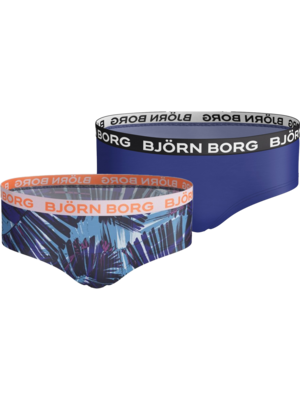 Bjorn Borg Meisjes Hipster 2-Pack – Blauw Print
