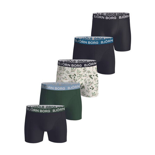 Bjorn Borg Heren Boxershort 5 Pack Cotton Stretch