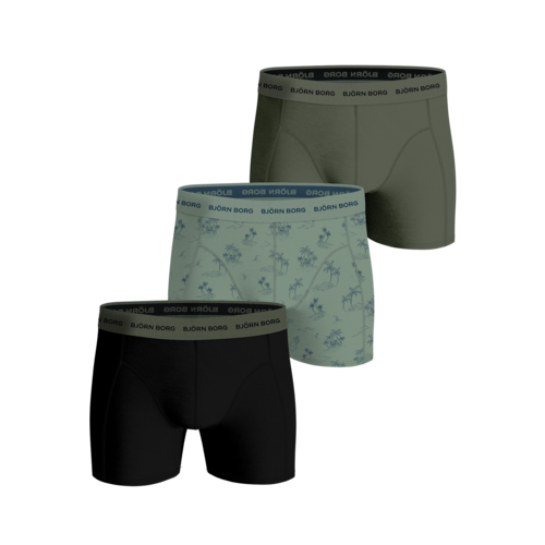 Bjorn Borg Heren Boxershorts 3 Pack Cotton Stretch