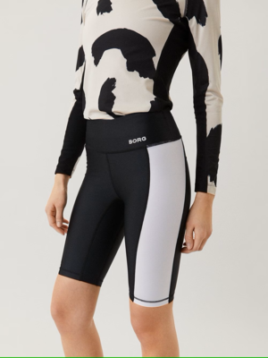 Bjorn Borg Stripe Biker Short Zwart-Wit